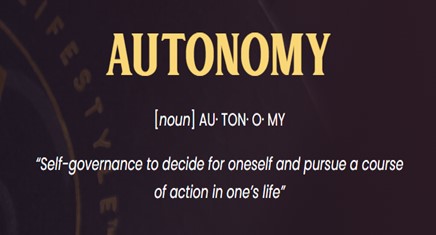 Live the Autonomy Lifestyle